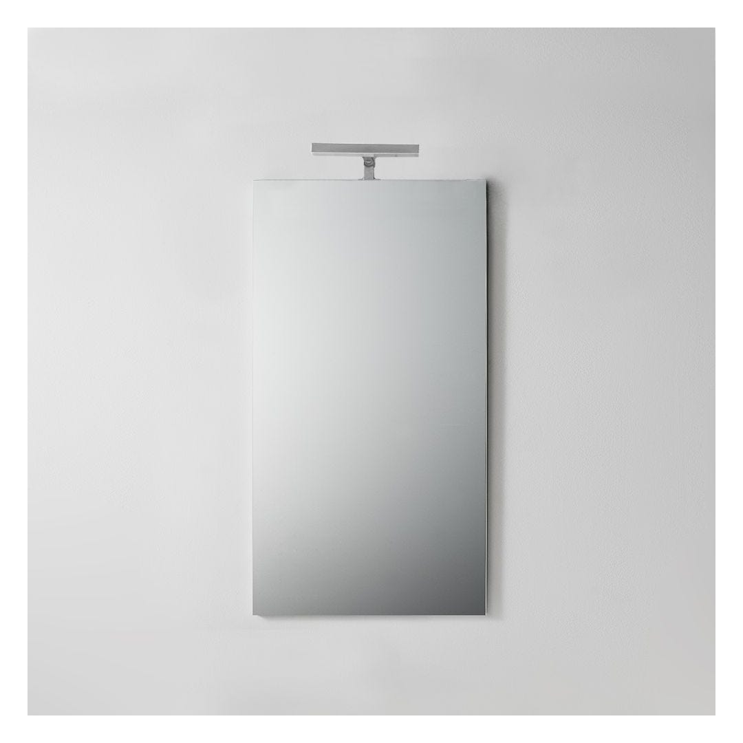 SPECCHIO BAGNO SEMPLICE CON LUCE DA 45 CM X 90 CM