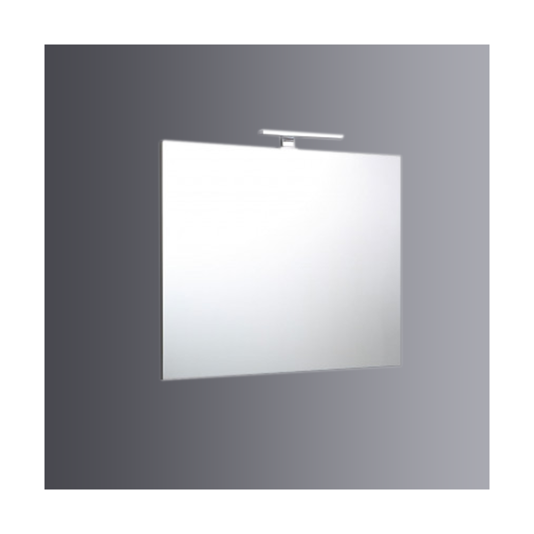 Specchio bagno con luce SHINE 80 x 70 cm 6 W specchio di alta qualità. 