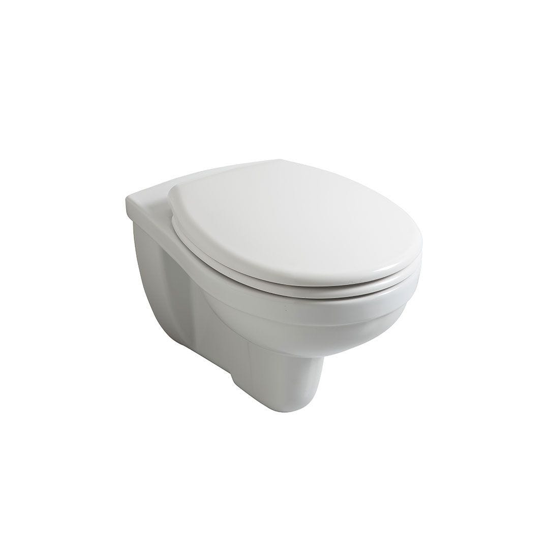 VASO WC SOSPESO IN CERAMICA CON SCARICO A MURO