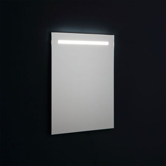 SPECCHIO RETROILLUMINATO 60X80 CON FASCIA A LED SUPERIORE 