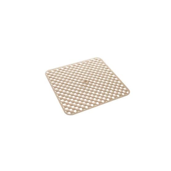 Tappetino doccia Geo in gomma beige cm 53x53