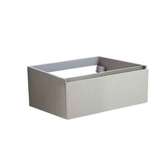 BASE LAVABO 1 CASSETTO 60CM GRIGIO PERLA | VALENTINA