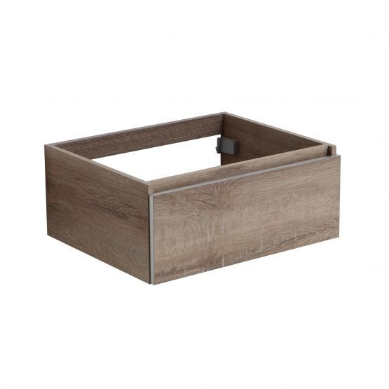 BASE MOBILE BAGNO COMPONIBILE 60 CM 1 CASSETTO ROVERE ORO 