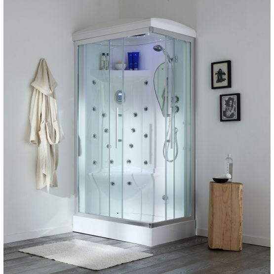 Box doccia con sauna 70x110