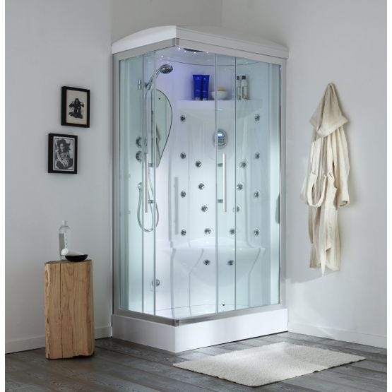 Box doccia con sauna 70x110 destro