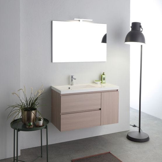 Mobile bagno sospeso 90cm profondità 39cm