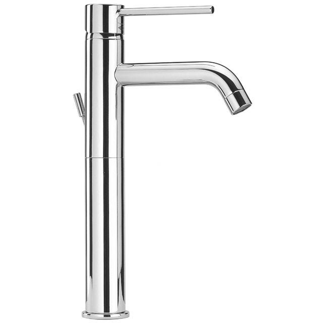 RUBINETTO LAVABO ALTO MISCELATORE CROMATO MANIGLIA TONDA | SALICE