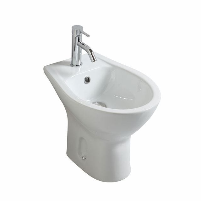 BIDET TRADIZIONALE CON SCARICO A PAVIMENTO IN CERAMICA | CIPRO