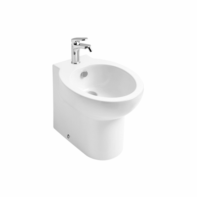 BIDET FILO PARETE IN CERAMICA BIANCA | PATASCOSS