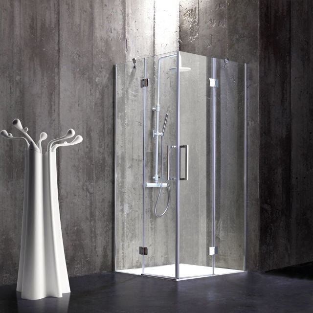 BOX DOCCIA 90X90 IN CRISTALLO 6 MM SENZA TELAIO | LONDON 