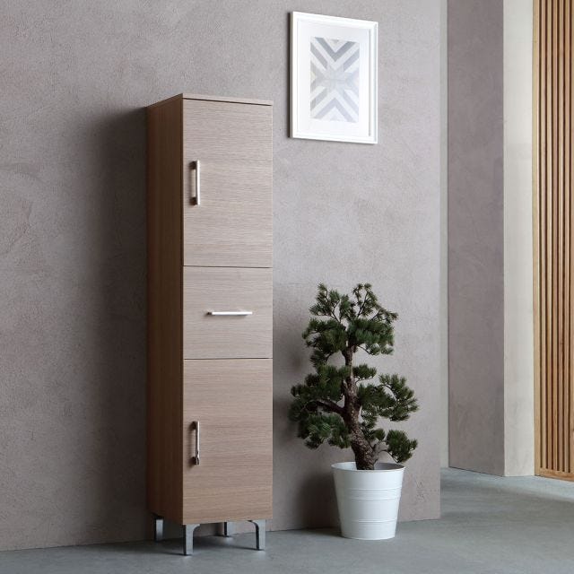 COLONNA BAGNO 150CM CON PIEDINI 2 ANTE E CASSETTO | RIMINI