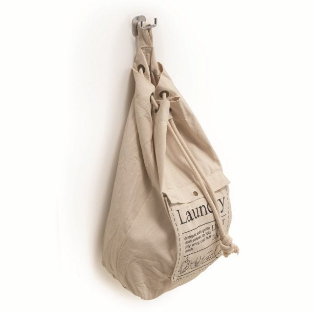 SACCA PORTABIANCHERIA BAGNO IN COTONE 30LT