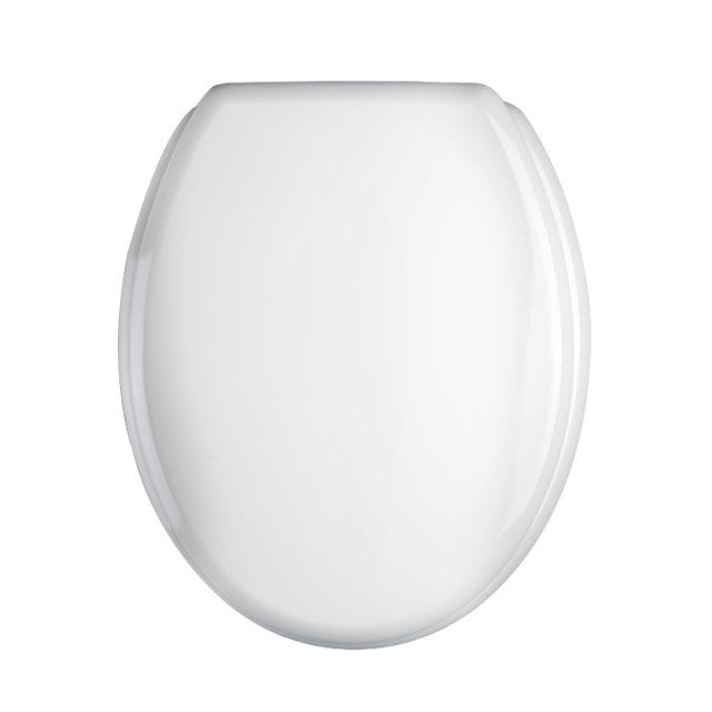 SEDILE WC DIMENSIONE UNIVERSALE IN LEGNO BIANCO SOFT CLOSE