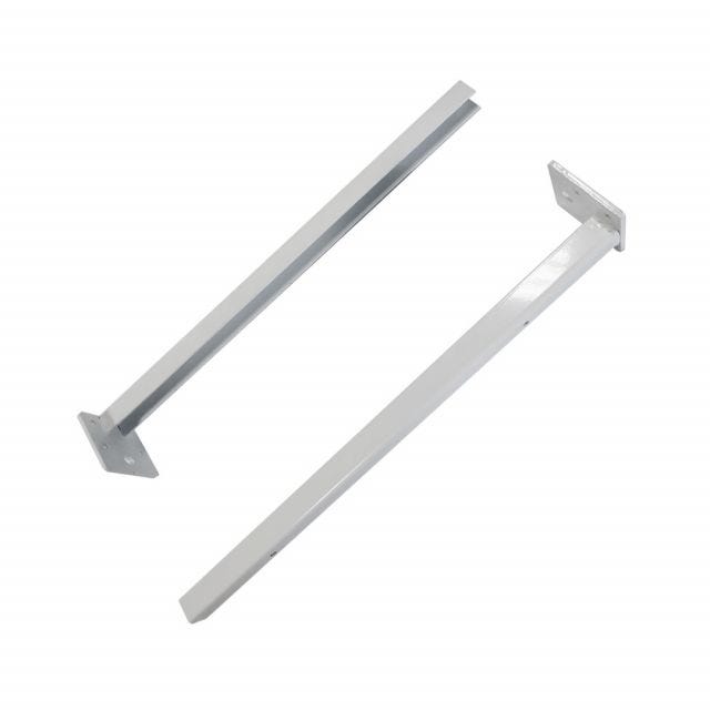 SET 2 STAFFE REGGIMENSOLA IN METALLO 40 CM