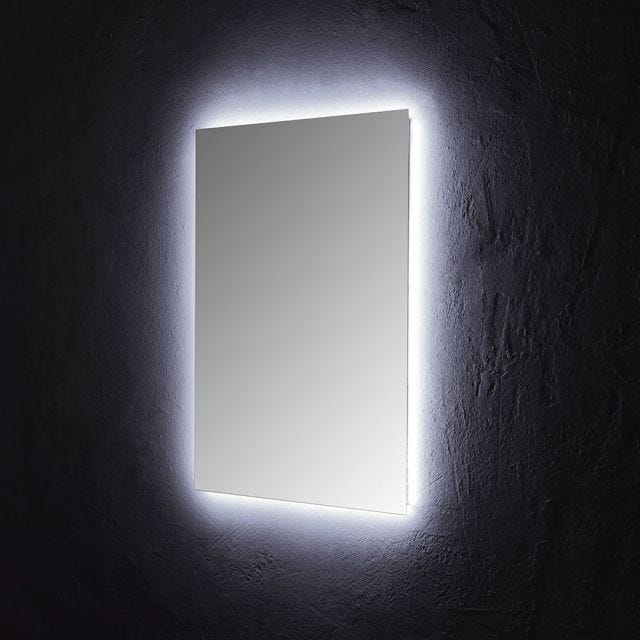 SPECCHIO BAGNO 60x80 CM CON ILLUMINAZIONE PERIMETRALE A LED 