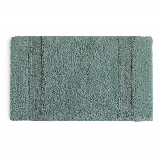 TAPPETO PER IL BAGNO IN COTONE VERDE MENTA 50X80 | BESSERA