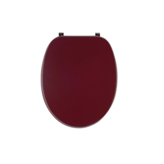 TAVOLETTA SEDILE WC UNIVERSALE COLORATO ROSSO AMARANTO